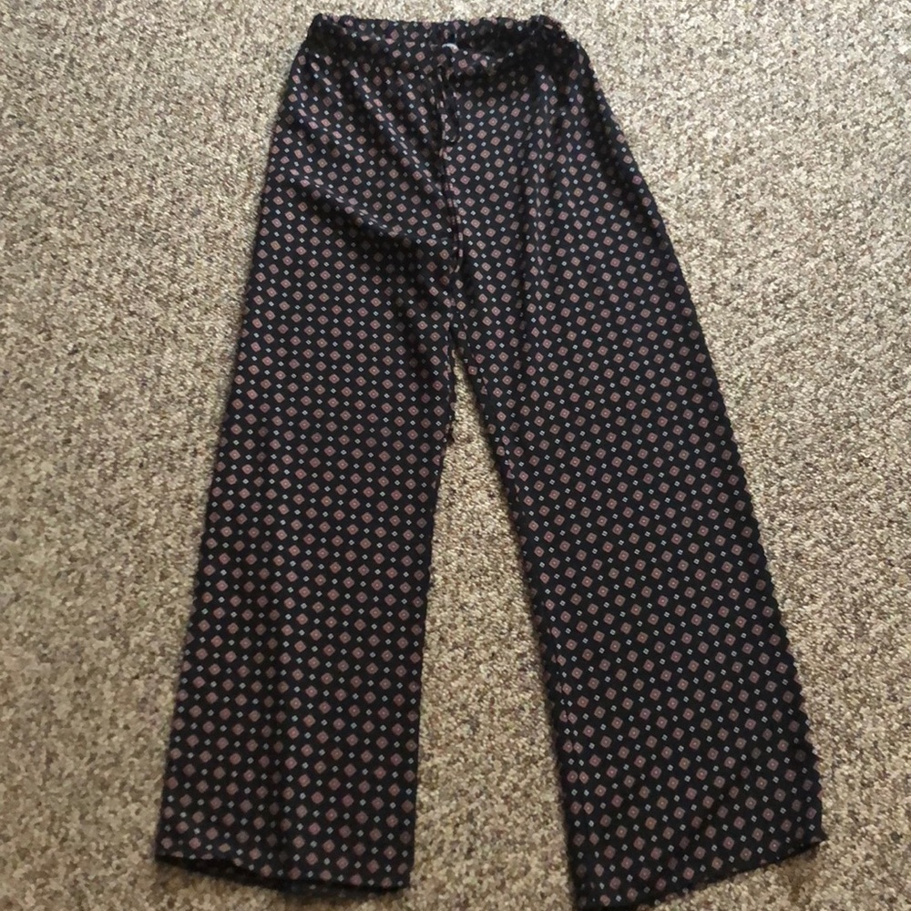 Loose fun pattern pants